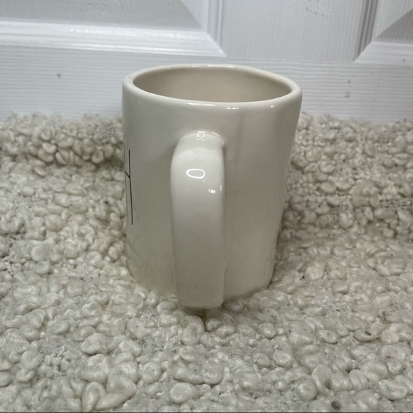Rae Dunn Wish White & Black Mug - Picture 5 of 6